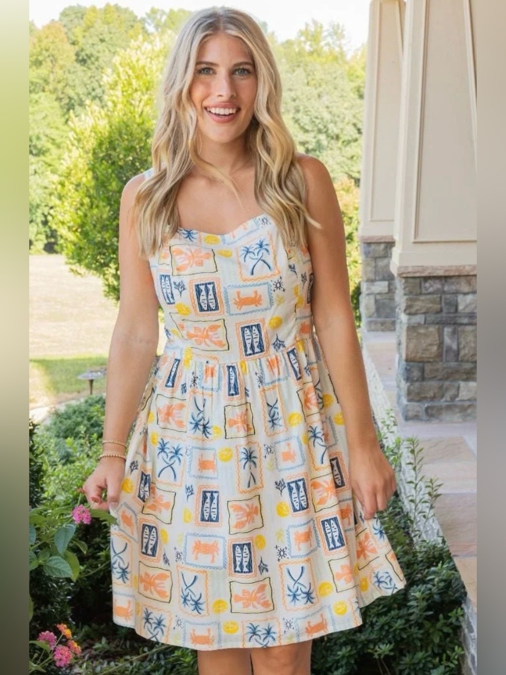 •NWT•Simply Southern ‘Lobster’ Mini Dress